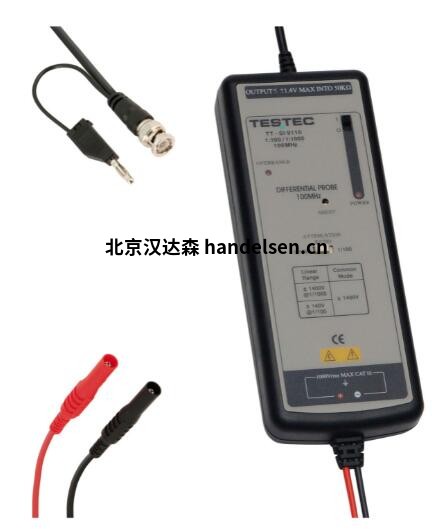 Testec8000系列差分探頭 TT-SI 8010A 和 TT-SI 8010B 差分探頭12