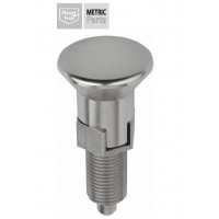 KIPP K0632_C K0632_D 公制光面螺紋全不銹鋼定位柱塞拉手 KIPP K0632_C K0632_D 公制光面螺紋全不銹鋼定位柱塞拉手