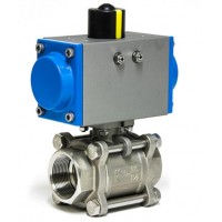 bar pki不銹鋼部件組成氣動執行器閥門二通自動閥 bar pki不銹鋼部件組成氣動執行器閥門二通自動閥