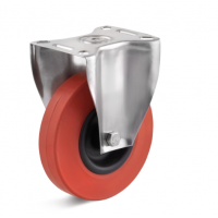 TORWEGGE 耐熱固定滾柱橡膠輪,采用耐熱塑料制成,帶有滑動軸承 TORWEGGE 耐熱固定滾柱橡膠輪,采用耐熱塑料制成,帶有滑動軸承