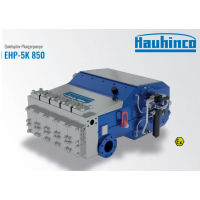 Hauhinco EHP-5K 850 五聯柱塞泵，流量可達 2109 dm/min